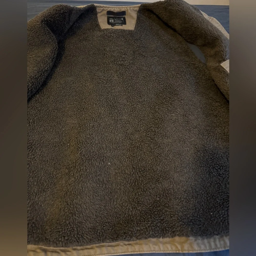 Carhartt Vest Relaxed Fit Washed Duck Sherpa-Lined Vest
"Driftwood" Men's XL - Picture 3 of 7